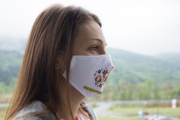 Хлопковая уличная маска, 2-слойная