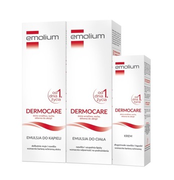 EMOLIUM ZESTAW EMOLIENTÓW EMULSJA + BALSAM + KREM