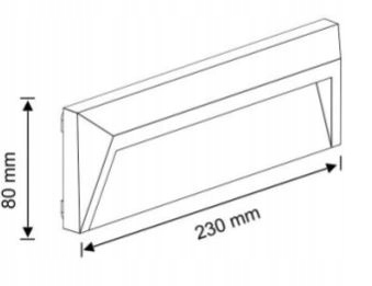 ЛЕСТНИЦА СВЕТИЛЬНИК ОТКРЫТЫЙ НАСТЕННЫЙ СВЕТИЛЬНИК HOLDEN ГРАФИТ IP65 НЕЙТРАЛЬНЫЙ СВЕТ
