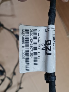 БАМПЕР OPEL ASTRA J УСТАНОВКА 13374985 4 XPDC