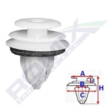 КРЫШКА ДЛЯ ОБИВКИ ДВЕРИ ROMIX 9046709206