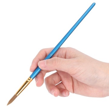 Набор кистей для рисования из 12 предметов из нейлоновой шерсти с заостренным кончиком L1