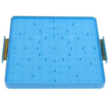 Пластиковая ногтевая пластина детская, детский цвет, синяя.