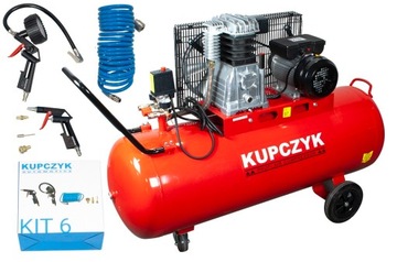 Kompresor Sprężarka Kupczyk 150L KK 400/150 zestaw