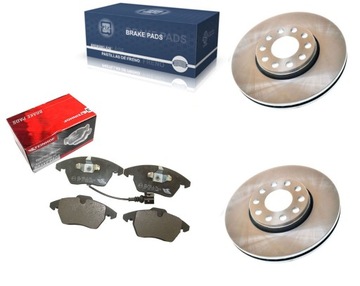 TARCZE 288mm KLOCKI VW GOLF V 5 VI 6 TOURAN SKODA OCTAVIA 2 II SEAT AUDI