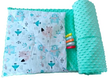 Одеяло BLANKET Minky + Хлопок 100х135 Одеяло дошкольника