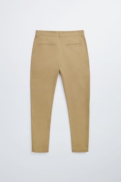 ZARA SPODNIE CHINOS KIESZENIE UHW XXJ__29