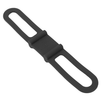 DUUTI 5 szt. Rowerowa opaska silikonowa Latarka rowerowa Uchwyt do montażu