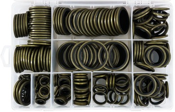 ШАЙБЫ МЕТРИЧЕСКИЕ ДЛЯ СЛИВНЫХ ПРОБОК НАБОР ШАЙБ М6-30 240 ШТ.