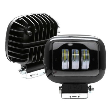 2 x ГАЛОГЕННЫЕ СВЕТОДИОДНЫЕ ЛАМПЫ 30ВТ С РЕФЛЕКТОРОМ 6D CREE 10-30В