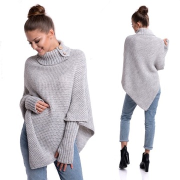 FELICIA_FLESTY ПОНЧО С РУКАВАМИ ДЛЯ ГОЛЬФА НА МОЛНИИ