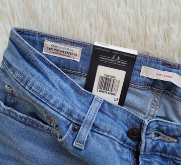 rurki LEVI'S 711 Skinny W27 L32 27x32 PREMIUM