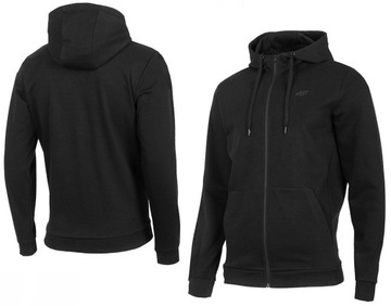 4F BLUZA MĘSKA DRESOWA ROZPINANA Z KAPTUREM r.S