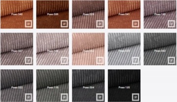 Мягкие панели, образцы материала, комплект из 5 шт.