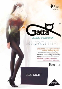 Rajstopy Gatta Rosalia 40 den BLUE NIGHT- 4