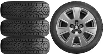 NOWE KOŁA ZIMA Skoda Octavia 2 II Riken 205/55R16