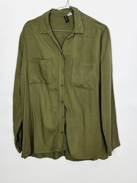 Koszula luźna khaki S 36 H&M