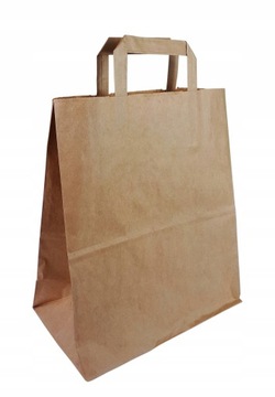 TORBA PAPIEROWA EKO BRĄZOWA 260x170x330 250szt
