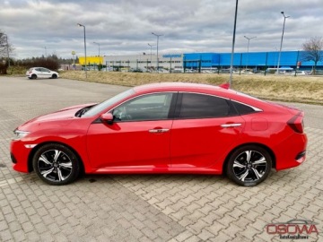 Honda Civic X Sedan 4d Facelifting 1.5 VTEC TURBO 182KM 2019 Honda Civic 1.5ivtec 183KM Polski salon 1 wl serwis bogata wersja zamiana., zdjęcie 6