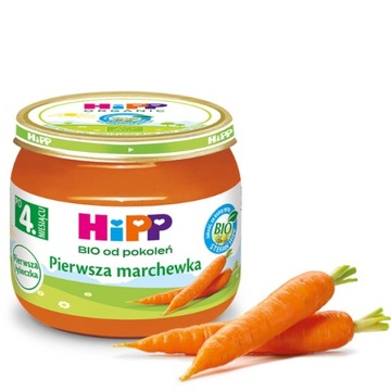 HiPP BIO Pierwsza marchewka po 4. miesiącu, 80g