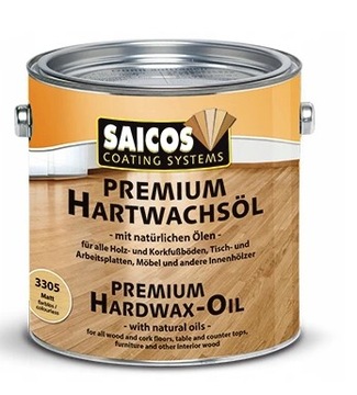 Saicos Wosk Twardy Olejny 3308 Zimny Biały 0,75L