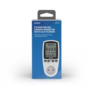 Watomierz, kalkulator energii z wyświetlaczem,,,