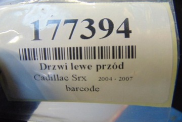 CADILLAC SRX DVEŘE LEVÝ PŘEDNÍ