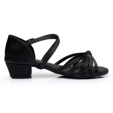 DAMSKIE BUTY TANECZNE DO TAŃCA LATINO SAMBA CZARNE 3CM 41