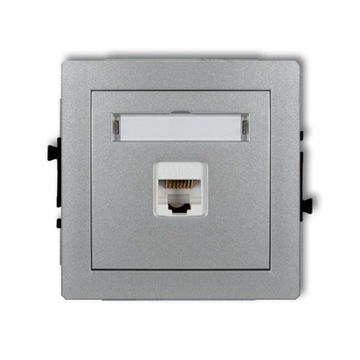 GNIAZDO KOMPUTEROWE 1xRJ45 KARLIK DECO 7DGK-1