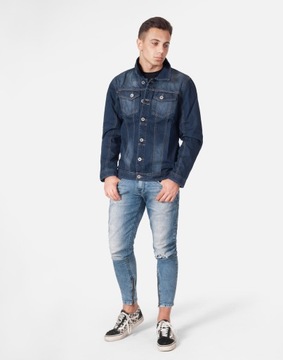 Kurtka Katana Bluza Męska Jeans Jupa T001 M granat