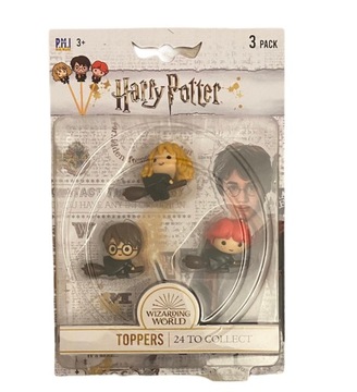 HARRY POTRER TOPPERS ORYGINALNE - 3 FIGURKI