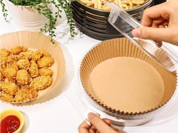 БУМАЖНАЯ ВСТАВКА ДЛЯ АЭРОФРИТЮРНИЦЫ БУМАЖНЫЕ ВСТАВКИ 20-24 см 100 шт.