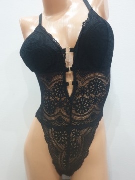 Body damskie koronkowe ROSE GIRL czarny L/XL