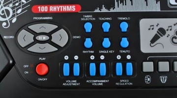 Клавиатура электронного органа 54 клавиши.