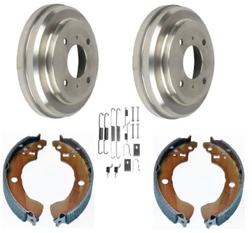 bębny szczęki sprężynki NISSAN ALMERA N16 203mm