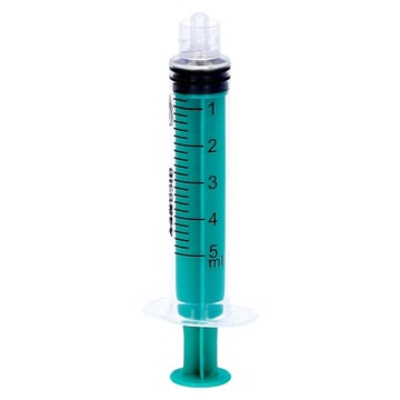 Strzykawka strzykawki 5 ml 3-częściowa Luer Lock dicoNEX 100 sztuk
