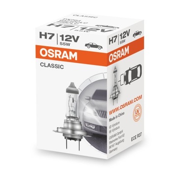 Osram żarówka samochodowa H7 Classic 12V 55W