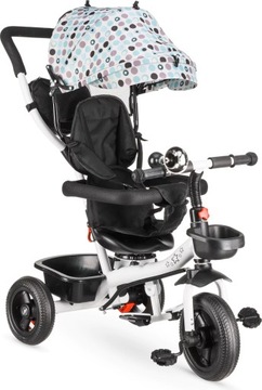 ROWEREK TRÓJKOŁOWY 3W1 OBRACANY WÓZEK DLA DZIECI