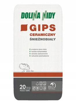 DOLINA NIDY GIPS CERAMICZNY DO ODLEWÓW 20KG
