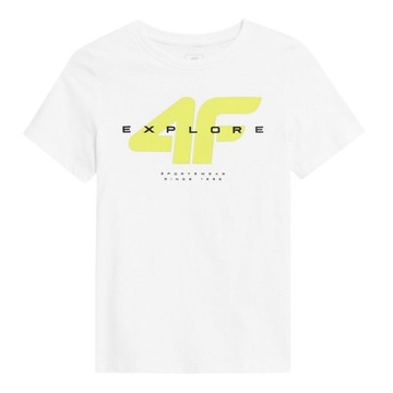 ФУТБОЛКА ДЛЯ МАЛЬЧИКОВ 4F ДЕТСКАЯ ФУТБОЛКА