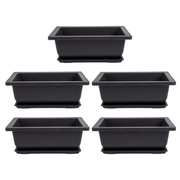 5 zestawów plastikowych doniczek Bonsai doniczka