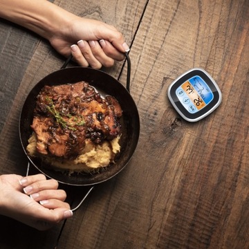 КУЛИНАРНЫЙ КУХОННЫЙ ТЕРМОМЕТР ДЛЯ МЯСА, РЫБЫ-ГРИЛЬ ДЛЯ КОПИЛНИ 250°C С ЗОНДОМ