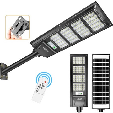 MOCNA LAMPA SOLARNA LED LATARNIA ULICZNA NA PILOTA