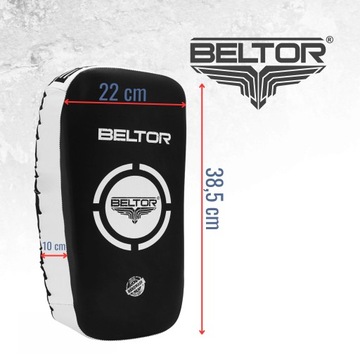 ПОЯС ТРЕНИРОВОЧНЫЙ ЩИТ ТАЙСКИЙ ПАО T5 КОЖАНЫЙ КАРАТЭ ММА БОКС CRAV MAGA