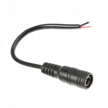 ZŁĄCZE DC 12V ŻEŃSKIE GNIAZDO WTYK 2,1x5,5mm