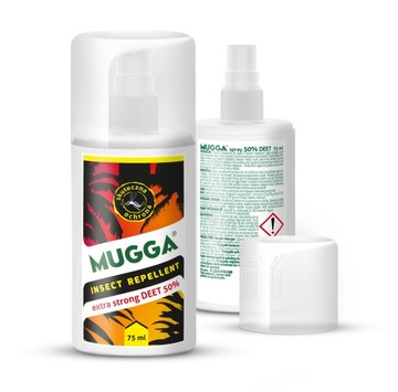 СПРЕЙ ОТ КОМАРОВ, КЛЕЩЕЙ, ТРОПИЧЕСКИХ НАСЕКОМЫХ MUGGA STRONG 50%