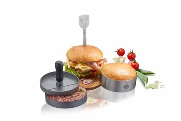GEFU Zestaw do burgerów BBQ PRASA+FORMA+SZPIKULEC