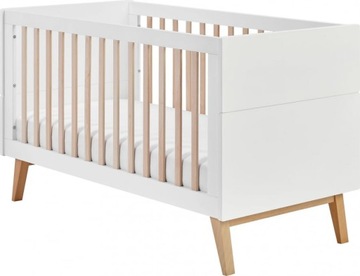 Łóżeczko Tapczanik Biały dla Dziecka 140x70 Swing