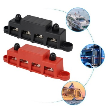 2X 250A BLOK DYSTRYBUCJI ZASILANIA SZYNA ZBIORCZA M8 LISTWA MASY BUSBAR