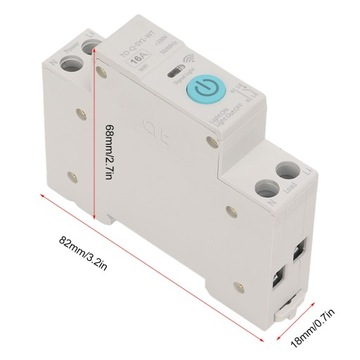 ИНТЕЛЛЕКТУАЛЬНЫЙ ПЕРЕКЛЮЧАТЕЛЬ WIFI DIN35 16A